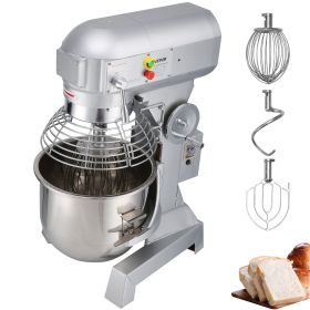 VEVOR Commercial Food Mixer 20Qt 750W 3 Speeds Adjustable 105 180 and 408 RPM Food Processor Heavy Duty with Stainless Steel Bowl Dough Hooks Whi VEVOR Commercial Food Mixer 20Qt 750W 3 Speeds Adjustable 105 180 and 408 RPM Food Processor Heavy Duty with Stainless Steel Bowl Dough Hooks Whi